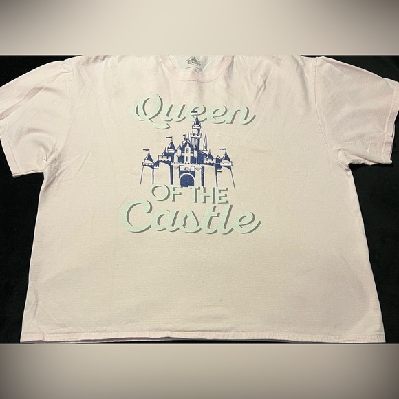 Disney Tops - UC Disney Original “Queen of the Castle” Light Pink T-Shirt Women’s 2XL